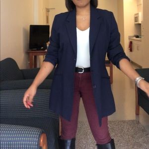 Oversized Navy Blazer